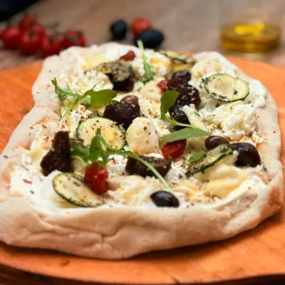 Pizza du dimanche soir Pinsa figue chevre miel.webp