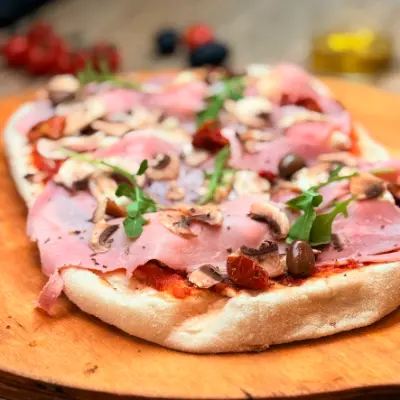 Pizza du dimanche soir Pinsa reine.webp